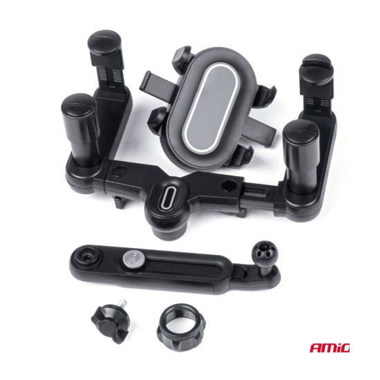 Amio - ΒΑΣΗ ΣΤΗΡΙΞΗΣ ΚΙΝΗΤΟΥ ΜΑΥΡΗ ΓΙΑ ΚΑΘΡΕΠΤΗ HOLD-20 - 1 ΤΕΜ. (03289/AM)