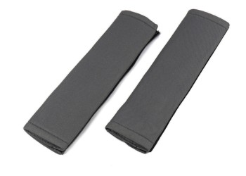 Amio - ΜΑΞΙΛΑΡΑΚΙΑ ΖΩΝΗΣ ΣΕ ΓΚΡΙ ΣΚΟΥΡΟ ΧΡΩΜΑ ΜΕ VELCRO 22x6cm - 2 ΤΕΜ. (03290/AM)