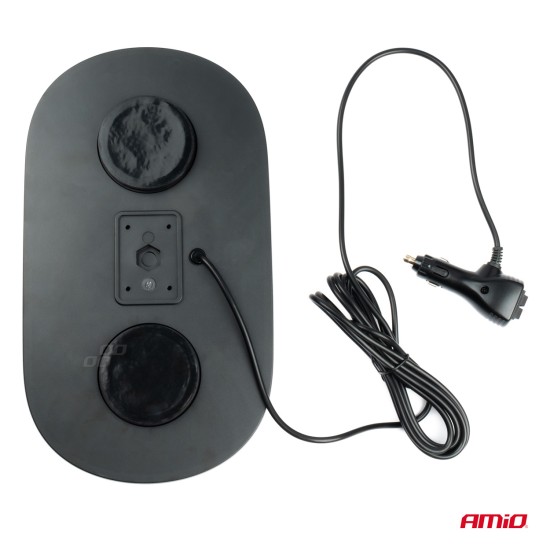 Amio - ΦΑΡΟΣ/ΜΠΑΡΑ MINI 12/24V 48SMD LED ΠΟΡΤΟΚΑΛΙ ΜΕ ΦΙΣ ΑΝΑΠΤΗΡΑ & ΜΑΓΝΗΤΙΚΗ ΒΑΣΗ 328x186x50mm - 1 ΤΕΜ. (03336/AM)