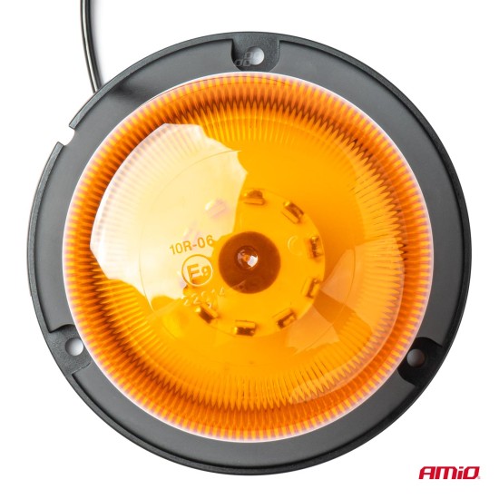 Amio - ΦΑΡΟΣ ΠΟΡΤΟΚΑΛΙ W22M 12/24V - 60xSMD LED - 115x108mm (ΜΑΓΝΗΤΙΚΗ ΒΑΣΗ/ΦΙΣ/ΚΑΛΩΔΙΟ 4m) - 1 ΤΕΜ. (03337/AM)