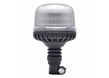 Amio - ΦΑΡΟΣ DIAMONT W25P ΜΕ ΛΕΥΚΟ ΚΑΠΑΚΙ 12/24V 24xSMD LED ΠΟΡΤΟΚΑΛΙ ΕΛΑΣΤΙΚΟΣ ΒΙΔΩΤΟΣ 201x126mm - 1 ΤΕΜ. (03338/ΑΜ)