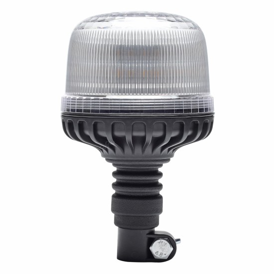 Amio - ΦΑΡΟΣ DIAMONT W25P ΜΕ ΛΕΥΚΟ ΚΑΠΑΚΙ 12/24V 24xSMD LED ΠΟΡΤΟΚΑΛΙ ΕΛΑΣΤΙΚΟΣ ΒΙΔΩΤΟΣ 201x126mm - 1 ΤΕΜ. (03338/ΑΜ)