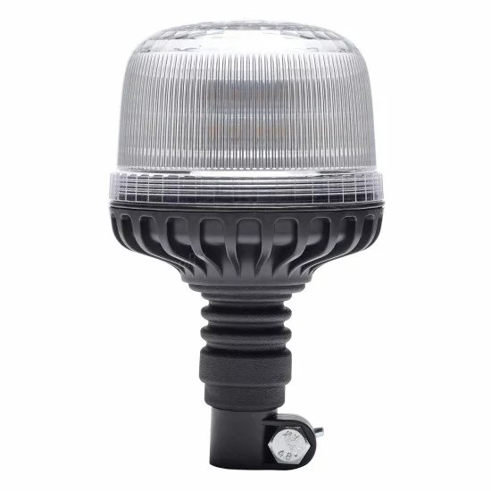 Amio - ΦΑΡΟΣ DIAMONT W25P ΜΕ ΛΕΥΚΟ ΚΑΠΑΚΙ 12/24V 24xSMD LED ΠΟΡΤΟΚΑΛΙ ΕΛΑΣΤΙΚΟΣ ΒΙΔΩΤΟΣ 201x126mm - 1 ΤΕΜ. (03338/ΑΜ)