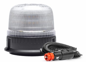 Amio - ΦΑΡΟΣ DIAMONT W25M ΜΕ ΛΕΥΚΟ ΚΑΠΑΚΙ 12/24V 24xSMD LED ΠΟΡΤΟΚΑΛΙ ΜΑΓΝΗΤΙΚΟΣ ΦΙΣ ΑΝΑΠΤΗΡΑ 131x126mm - 1 ΤΕΜ. (03340/AM)