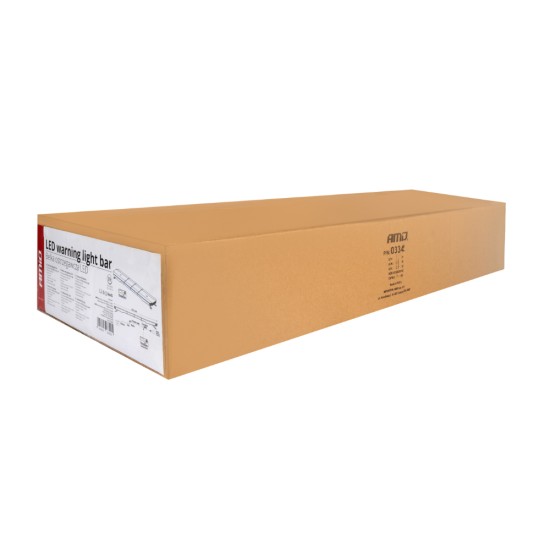 Amio - ΣΤΡΟΜΠΟ ΜΠΑΡΑ 12/24V 51 ΧΡΗΣΕΩΝ 132xSMD ΠΟΡΤΟΚΑΛΙ LED 38" ΜΕ ΦΙΣ ΑΝΑΠΤΗΡΑ ΒΙΔΩΤH 965x280x82mm - 1 TEM. (03343/AM)