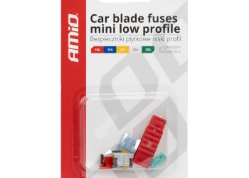 Amio - ΑΣΦΑΛΕΙΕΣ MICRO ΜΕ ΕΡΓΑΛΕΙΟ ΑΦΑΙΡΕΣΗΣ LOW PROFILE ΚΑΡΤΕΛΑ (10A/15A/20A/25A/30A ) - 5 ΤΕΜ. (03377/AM)