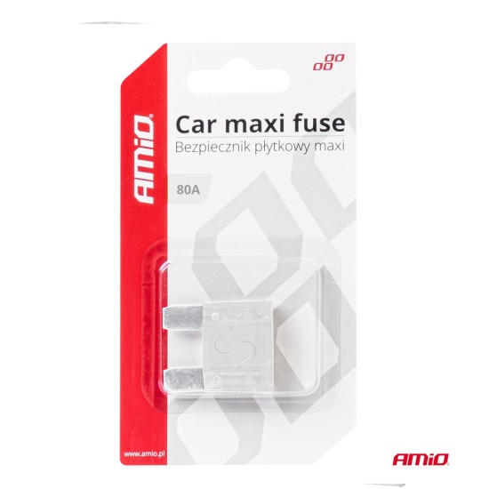 Amio - ΑΣΦΑΛΕΙΑ MAXI 80A - 1 Τεμ. (03386/AM)