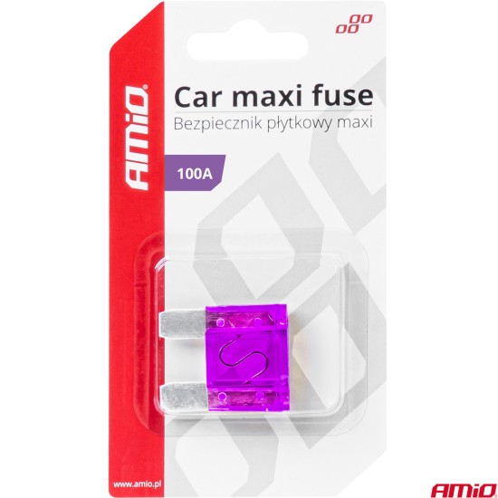Amio - ΑΣΦΑΛΕΙΑ MAXI 100A - 1 Τεμ. (03387/AM)