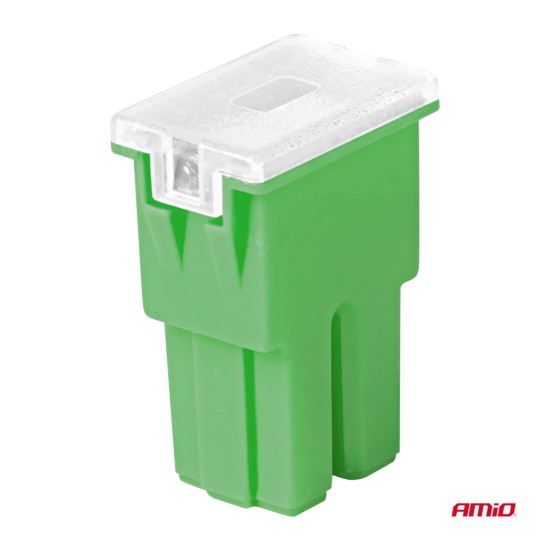 Amio - ΑΣΦΑΛΕΙΕΣ JapVal PAL ΘΗΛΥΚΕΣ 40A ΣΕ ΠΡΑΣΙΝΟ ΧΡΩΜΑ - 2 Τεμ. (03390/AM)