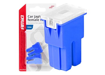 Amio - ΑΣΦΑΛΕΙΕΣ JapVal PAL ΘΗΛΥΚΕΣ 100A ΣΕ ΜΠΛΕ ΧΡΩΜΑ - 2 Τεμ. (03395/AM)