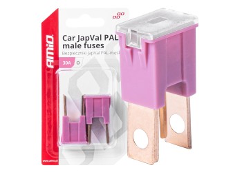 Amio - ΑΣΦΑΛΕΙΕΣ JapVal PAL O ΑΡΣΕΝΙΚΕΣ 30A ΣΕ ΡΟΖ ΧΡΩΜΑ - 2 Τεμ. (03397/AM)