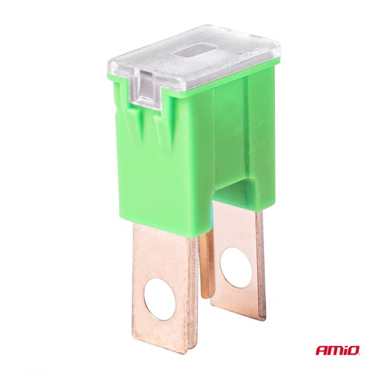 Amio - ΑΣΦΑΛΕΙΕΣ JapVal PAL O ΑΡΣΕΝΙΚΕΣ 40A ΣΕ ΠΡΑΣΙΝΟ ΧΡΩΜΑ - 2 Τεμ. (03398/AM)