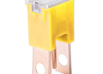 Amio - ΑΣΦΑΛΕΙΕΣ JapVal PAL O ΑΡΣΕΝΙΚΕΣ 60A ΣΕ KΙΤΡΙΝΟ ΧΡΩΜΑ - 2 Τεμ. (03400/AM)