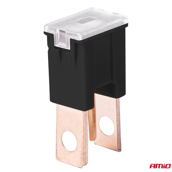 Amio - ΑΣΦΑΛΕΙΕΣ JapVal PAL O ΑΡΣΕΝΙΚΕΣ 80A ΣΕ ΜΑΥΡΟ ΧΡΩΜΑ - 2 Τεμ. (03402/AM)