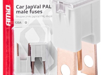 Amio - ΑΣΦΑΛΕΙΕΣ JapVal PAL O ΑΡΣΕΝΙΚΕΣ 120A ΣΕ ΓΚΡΙ ΧΡΩΜΑ - 2 Τεμ. (03404/AM)