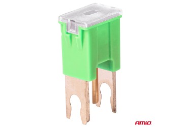 Amio - ΑΣΦΑΛΕΙΕΣ JapVal PAL U ΑΡΣΕΝΙΚΕΣ 40A ΣΕ ΠΡΑΣΙΝΟ ΧΡΩΜΑ - 2 Τεμ. (03407/AM)