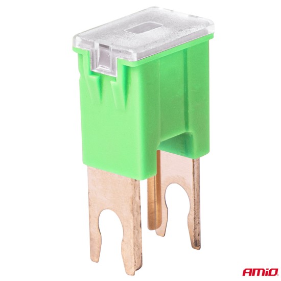 Amio - ΑΣΦΑΛΕΙΕΣ JapVal PAL U ΑΡΣΕΝΙΚΕΣ 40A ΣΕ ΠΡΑΣΙΝΟ ΧΡΩΜΑ - 2 Τεμ. (03407/AM)