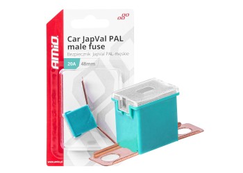 Amio - ΑΣΦΑΛΕΙΑ JapVal PAL ΑΡΣΕΝΙΚΗ 48mm 20A ΣΕ ΓΑΛΑΖΙΟ ΧΡΩΜΑ - 1 Τεμ. (03417/AM)