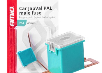 Amio - ΑΣΦΑΛΕΙΑ JapVal PAL ΑΡΣΕΝΙΚΗ 48mm 20A ΣΕ ΓΑΛΑΖΙΟ ΧΡΩΜΑ - 1 Τεμ. (03417/AM)