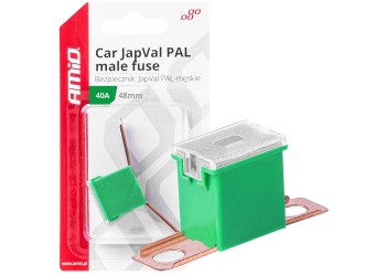 Amio - ΑΣΦΑΛΕΙΑ JapVal PAL ΑΡΣΕΝΙΚΗ 48mm 40A ΣΕ ΠΡΑΣΙΝΟ ΧΡΩΜΑ - 1 Τεμ. (03419/AM)