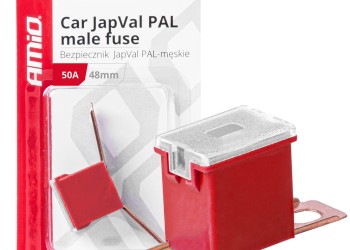 Amio - ΑΣΦΑΛΕΙΑ JapVal PAL ΑΡΣΕΝΙΚΗ 48mm 50A ΣΕ ΚΟΚΚΙΝΟ ΧΡΩΜΑ - 1 Τεμ. (03420/AM)