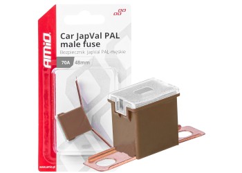 Amio - ΑΣΦΑΛΕΙΑ JapVal PAL ΑΡΣΕΝΙΚΗ 48mm 70A ΣΕ ΚΑΦΕ ΧΡΩΜΑ - 1 Τεμ. (03422/AM)