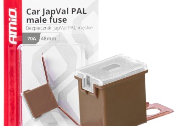 Amio - ΑΣΦΑΛΕΙΑ JapVal PAL ΑΡΣΕΝΙΚΗ 48mm 70A ΣΕ ΚΑΦΕ ΧΡΩΜΑ - 1 Τεμ. (03422/AM)