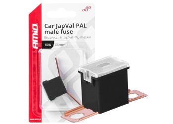 Amio - ΑΣΦΑΛΕΙΑ JapVal PAL ΑΡΣΕΝΙΚΗ 48mm 80A ΣΕ ΜΑΥΡΟ ΧΡΩΜΑ - 1 Τεμ (03423/AM)