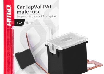 Amio - ΑΣΦΑΛΕΙΑ JapVal PAL ΑΡΣΕΝΙΚΗ 48mm 80A ΣΕ ΜΑΥΡΟ ΧΡΩΜΑ - 1 Τεμ (03423/AM)