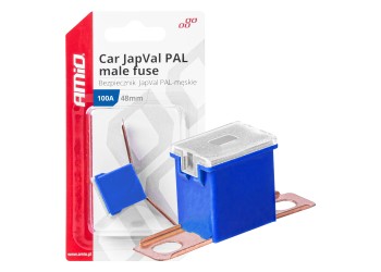 Amio - ΑΣΦΑΛΕΙΑ JapVal PAL ΑΡΣΕΝΙΚΗ 48mm 100A ΣΕ ΜΠΛΕ ΧΡΩΜΑ - 1 Τεμ. (03424/AM)