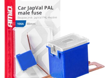 Amio - ΑΣΦΑΛΕΙΑ JapVal PAL ΑΡΣΕΝΙΚΗ 48mm 100A ΣΕ ΜΠΛΕ ΧΡΩΜΑ - 1 Τεμ. (03424/AM)