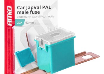Amio - ΑΣΦΑΛΕΙΑ JapVal PAL ΑΡΣΕΝΙΚΗ 62mm 20A ΣΕ ΓΑΛΑΖΙΟ ΧΡΩΜΑ - 1 Τεμ. (03426/AM)