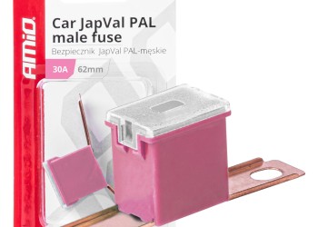 Amio - ΑΣΦΑΛΕΙΑ JapVal PAL ΑΡΣΕΝΙΚΗ 62mm 30A ΣΕ ΡΟΖ ΧΡΩΜΑ - 1 Τεμ. (03427/AM)