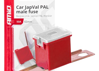 Amio - ΑΣΦΑΛΕΙΑ JapVal PAL ΑΡΣΕΝΙΚΗ 62mm 50A ΣΕ ΚΟΚΚΙΝΟ ΧΡΩΜΑ - 1 Τεμ. (03429/AM)