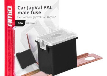 Amio - ΑΣΦΑΛΕΙΑ JapVal PAL ΑΡΣΕΝΙΚΗ 62mm 80A ΣΕ ΜΑΥΡΟ ΧΡΩΜΑ - 1 Τεμ. (03432/AM)