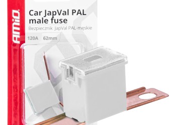 Amio - ΑΣΦΑΛΕΙΑ JapVal PAL ΑΡΣΕΝΙΚΗ 62mm 120A ΣΕ ΛΕΥΚΟ ΧΡΩΜΑ - 1 Τεμ. (03434/AM)
