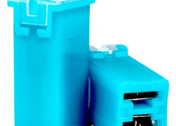 Amio - ΑΣΦΑΛΕΙΕΣ JapVal PAL ΜΙΝΙ 14mm ΘΗΛΥΚΕΣ 20A ΣΕ ΓΑΛΑΖΙΟ ΧΡΩΜΑ - 2 Τεμ. (03435/AM)