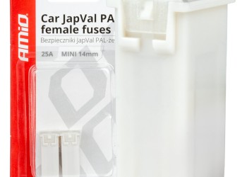Amio - ΑΣΦΑΛΕΙΕΣ JapVal PAL ΜΙΝΙ 14mm ΘΗΛΥΚΕΣ 25A ΣΕ ΛΕΥΚΟ ΧΡΩΜΑ - 2 Τεμ. (03436/AM)