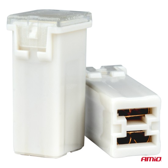 Amio - ΑΣΦΑΛΕΙΕΣ JapVal PAL ΜΙΝΙ 14mm ΘΗΛΥΚΕΣ 25A ΣΕ ΛΕΥΚΟ ΧΡΩΜΑ - 2 Τεμ. (03436/AM)