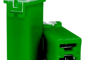 Amio - ΑΣΦΑΛΕΙΕΣ JapVal PAL ΜΙΝΙ 14mm ΘΗΛΥΚΕΣ 40A ΣΕ ΠΡΑΣΙΝΟ ΧΡΩΜΑ - 2 Τεμ. (03438/AM)