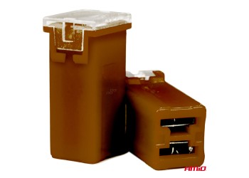 Amio - ΑΣΦΑΛΕΙΕΣ JapVal PAL ΜΙΝΙ 14mm ΘΗΛΥΚΕΣ 70A ΣΕ ΚΑΦΕ ΧΡΩΜΑ - 2 Τεμ. (03441/AM)