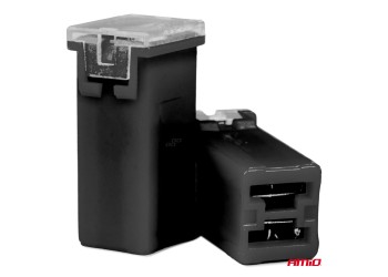 Amio - ΑΣΦΑΛΕΙΕΣ JapVal PAL ΜΙΝΙ 14mm ΘΗΛΥΚΕΣ 80A ΣΕ ΜΑΥΡΟ ΧΡΩΜΑ - 2 Τεμ. (03442/AM)