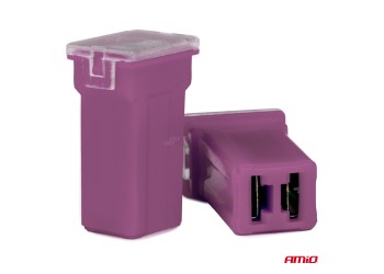 Amio - ΑΣΦΑΛΕΙΕΣ JapVal PAL ΜΙΝΙ 17mm ΘΗΛΥΚΕΣ 30A ΣΕ ΜΩΒ ΧΡΩΜΑ - 2 Τεμ. (03444/AM)