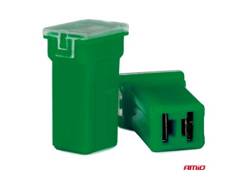 Amio - ΑΣΦΑΛΕΙΕΣ JapVal PAL ΜΙΝΙ 17mm ΘΗΛΥΚΕΣ 40A ΣΕ ΠΡΑΣΙΝΟ ΧΡΩΜΑ - 2 Τεμ. (03445/AM)