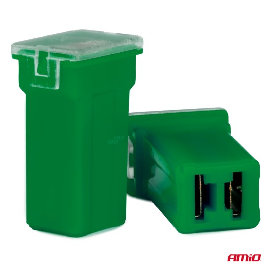 Amio - ΑΣΦΑΛΕΙΕΣ JapVal PAL ΜΙΝΙ 17mm ΘΗΛΥΚΕΣ 40A ΣΕ ΠΡΑΣΙΝΟ ΧΡΩΜΑ - 2 Τεμ. (03445/AM)