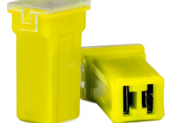 Amio - ΑΣΦΑΛΕΙΕΣ JapVal PAL ΜΙΝΙ 17mm ΘΗΛΥΚΕΣ 60A ΣΕ ΚΙΤΡΙΝΟ ΧΡΩΜΑ - 2 Τεμ. (03447/AM)