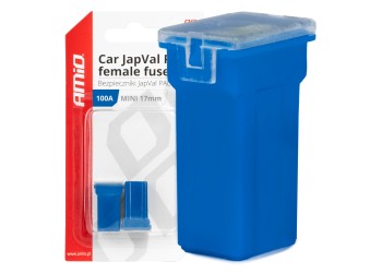 Amio - ΑΣΦΑΛΕΙΕΣ JapVal PAL ΜΙΝΙ 17mm ΘΗΛΥΚΕΣ 100A ΣΕ ΜΠΛΕ ΧΡΩΜΑ - 2 Τεμ. (03450/AM)