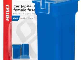 Amio - ΑΣΦΑΛΕΙΕΣ JapVal PAL ΜΙΝΙ 17mm ΘΗΛΥΚΕΣ 100A ΣΕ ΜΠΛΕ ΧΡΩΜΑ - 2 Τεμ. (03450/AM)