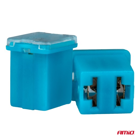 Amio - ΑΣΦΑΛΕΙΕΣ JapVal PAL ΜICRO 14mm ΘΗΛΥΚΕΣ 20A ΣΕ ΓΑΛΑΖΙΟ ΧΡΩΜΑ - 2 Τεμ. (03451/AM)