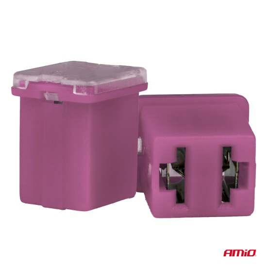 Amio - ΑΣΦΑΛΕΙΕΣ JapVal PAL ΜICRO 14mm ΘΗΛΥΚΕΣ 30A ΣΕ ΜΩΒ ΧΡΩΜΑ - 2 Τεμ. (03453/AM)